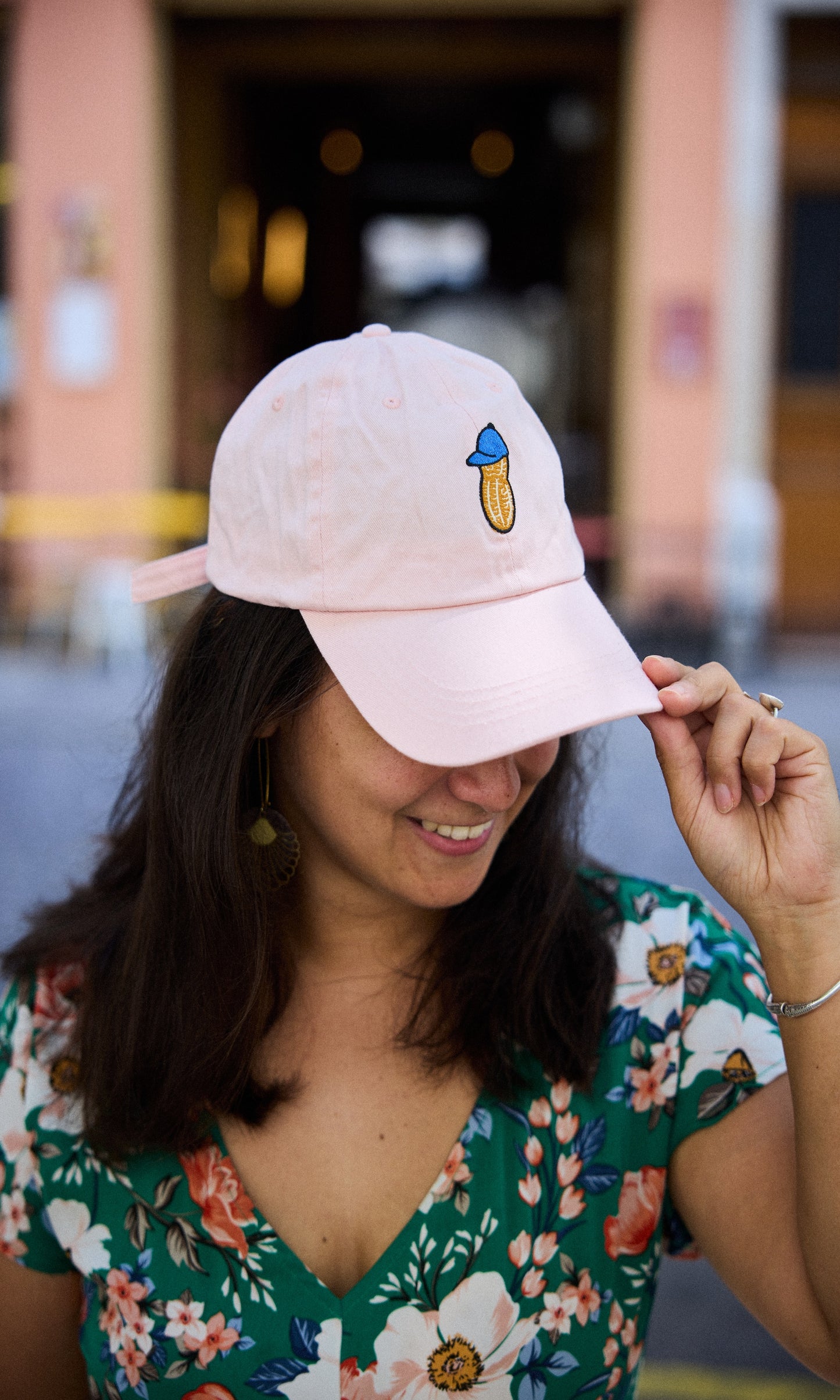 CASQUETTE PEANUT ROSE