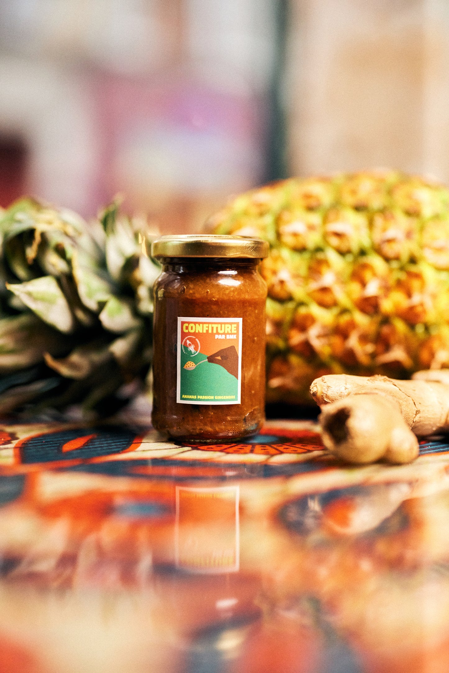 CONFITURE MAISON ANANAS GINGEMBRE - BMK 100g
