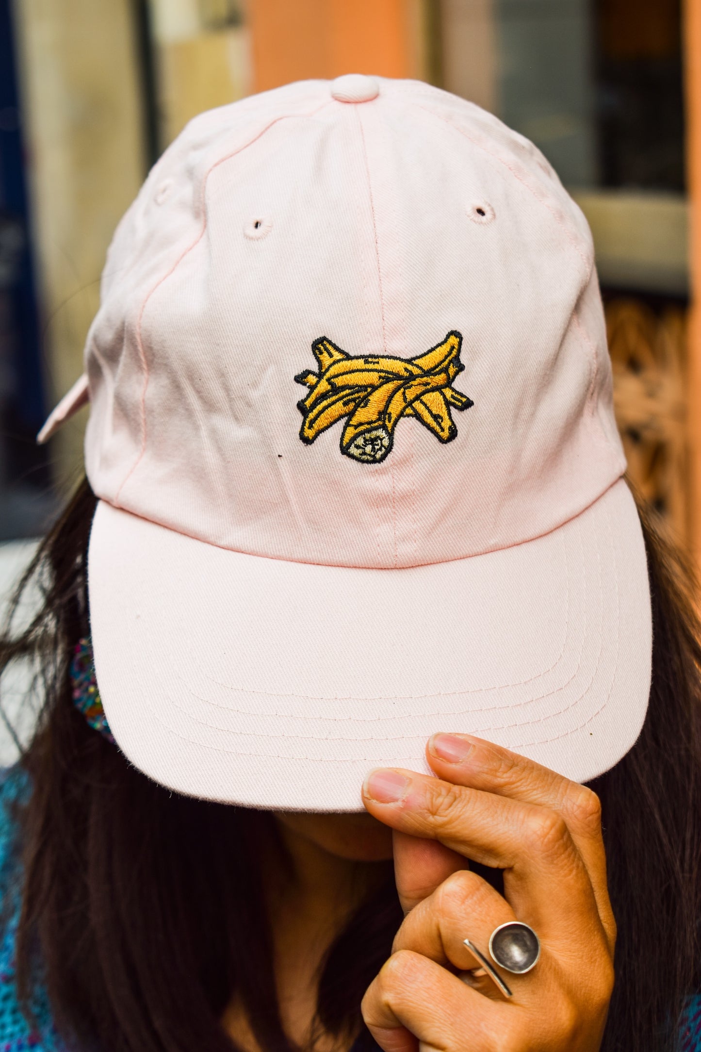 CASQUETTE BANANE ROSE
