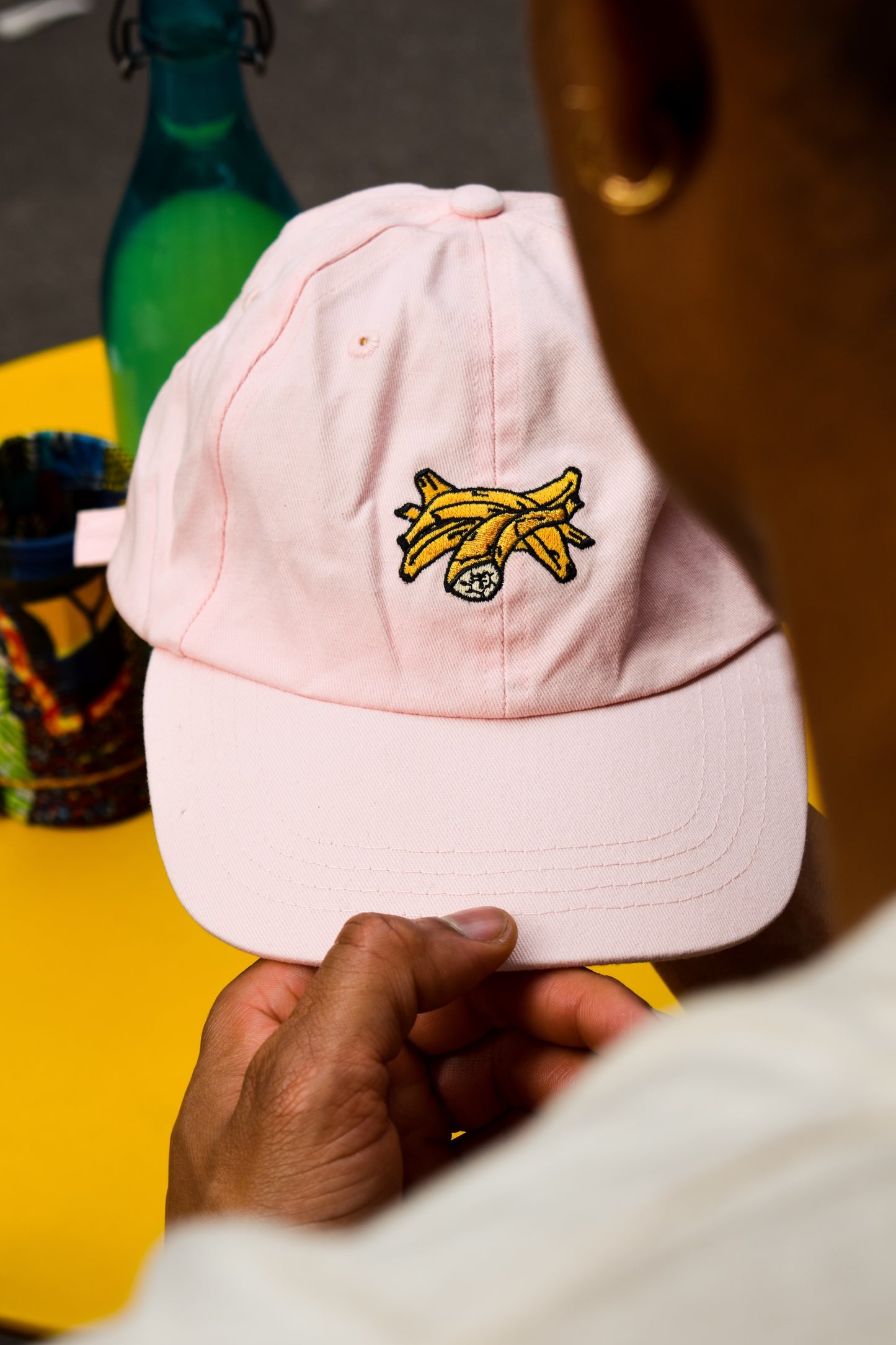 CASQUETTE BANANE ROSE