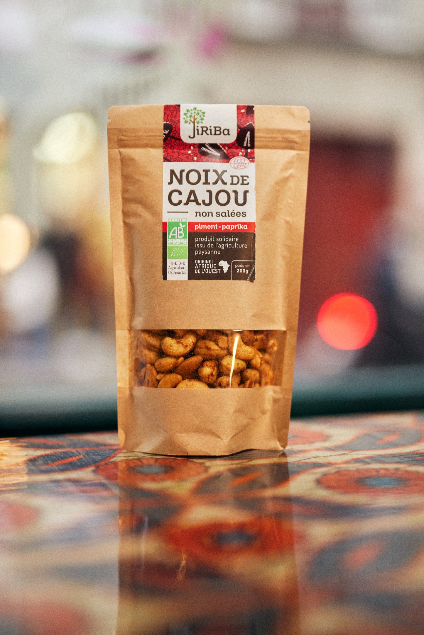 NOIX DE CAJOU PIMENT PAPRIKA- JIRIBA 200g
